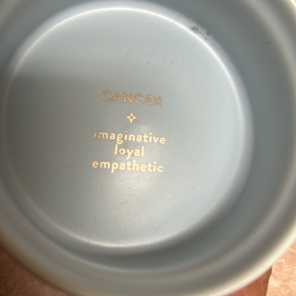 FRINGE Pottery trinket Dish Astrological sign:CANCER; NEW - Picture 2 of 6